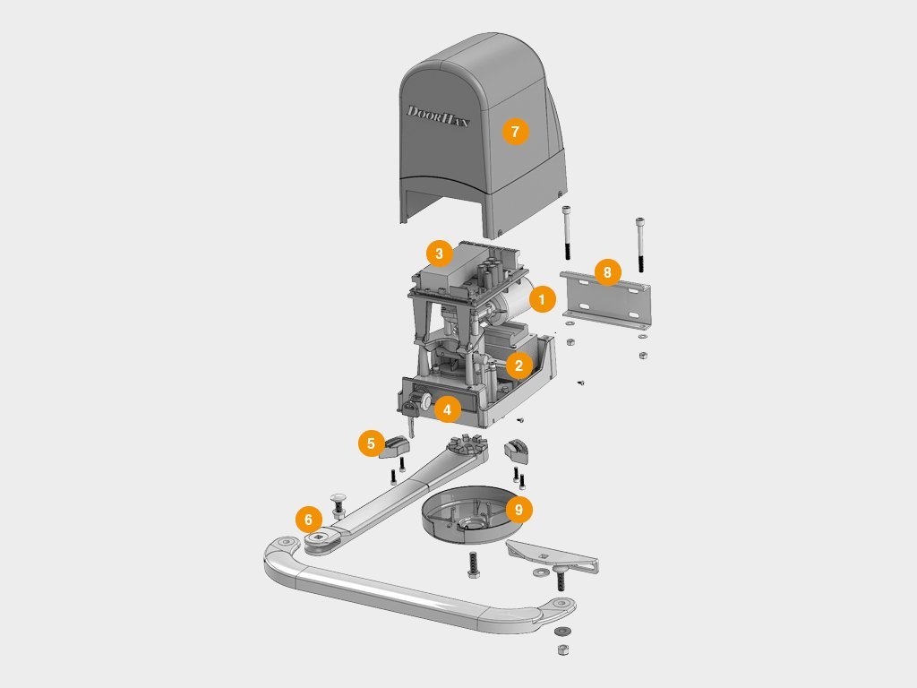 Конструкция привода ARM-230 Астана 